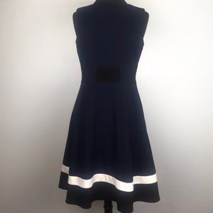 Calvin Klein Navy Blue Black & White Color Block